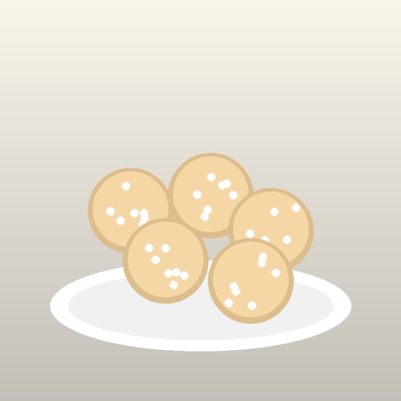 Alfajores de manjar (x6)