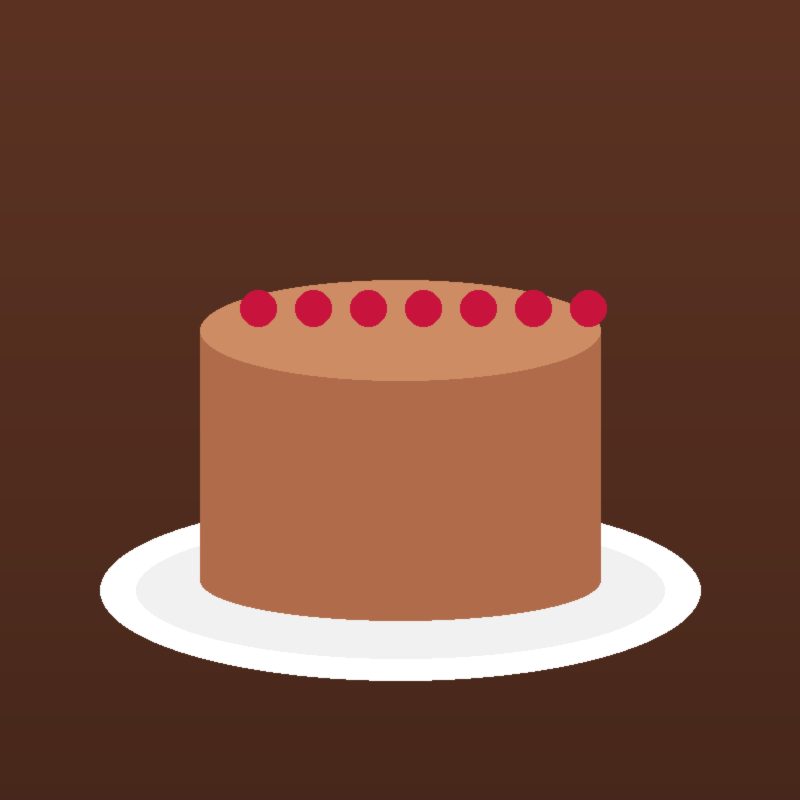 Torta de chocolate intenso